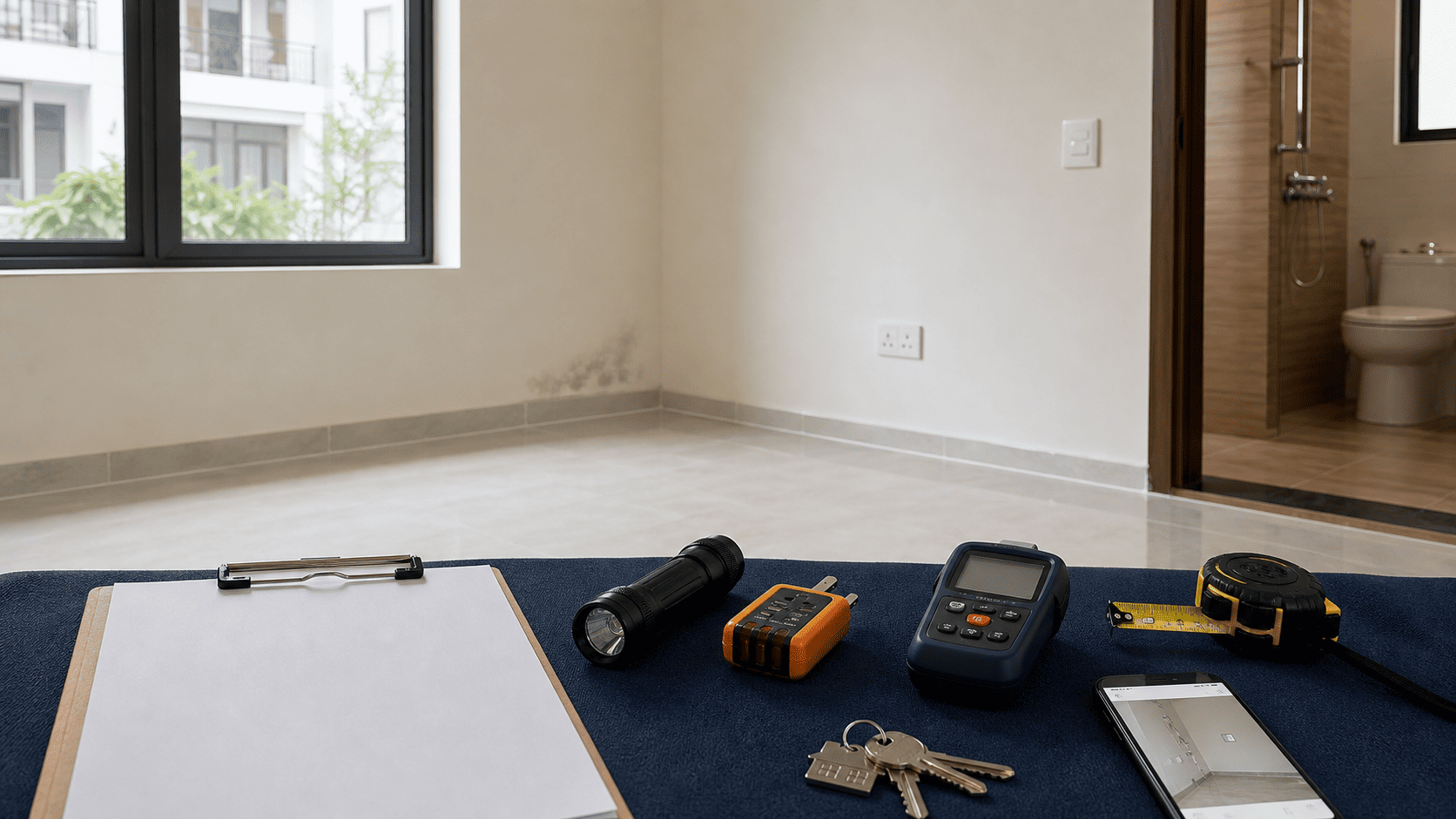 Checklist kiểm tra nhà trước khi nhận bàn giao: từ mái, tường đến điện nước